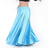 cheap Belly Dancewear-Belly Dance Skirts Ruching Women&#039;s Training Performance Natural Nylon