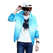 cheap Outdoor Jackets-Men&#039;s Women&#039;s Hiking Jacket Hiking Skin Jacket Hiking Windbreaker Summer Outdoor Waterproof UV Sun Protection Sunscreen Windproof Hoodie Ultraviolet Resistant Jacket Raincoat Camping / Hiking Fishing