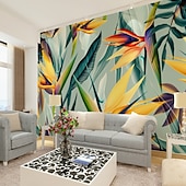 voordelige Behang-muurschildering behang muursticker bekleding print lijm vereist tropisch palmblad canvas home decor