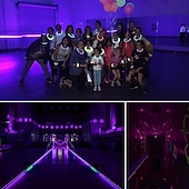 billiga USB Strip-lampor-led strip lampor 16.4ft 5m flexibel tiktok lampor uv svart ljus 395-405nm 2835 8mm led flexibel strip med 2a strömförsörjning för inomhus fluorescerande dansfest scenbelysning kroppsfärg