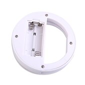 cheap Ring Lights-2pcs Selfie Ring Light Portable Clip for Smart Phone Photography Camera Video 3 Modes Dimmable AAA Batteries Powered