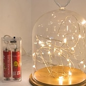 お買い得  電池式-3m防水ストリングライト、クリスマスフェスティバル用の30個のLEDバッテリー駆動のフェアリーライト&amp;amp;新年の贈り物
