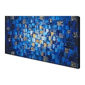 cheap Abstract Paintings-Oil Painting Hand Painted Horizontal Abstract Classic Modern Rolled Canvas (No Frame)