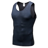 levne Tílka na cvičení-Pánské Tílko do tělocvičny Tílko do posilovny Kompresní tílko Základní vrstva Sportovní Jednobarevné Spandex Rychleschnoucí Yumuşak Prodyšné Běhání Výcivk Kulturistika sportovní oblečení Sportovn