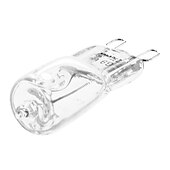 billige Bi-pin lamper med LED-10 stk g9 halogenpære 40w t4 for viftelys mikrobølgeovner baderomslysekroner erstatning dimbar varm hvit 220~240v