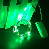 economico Striscie luci a batteria-2 m led luci stringa fata 100 pz 20 led luci filo di rame multi colore per la decorazione del regalo della camera da letto del partito di festa di nozze