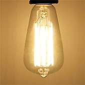 cheap Incandescent Bulbs-1pc 40 W E26 / E27 ST64 Warm White 2300 k Retro / Dimmable / Decorative Incandescent Vintage Edison Light Bulb 220-240 V
