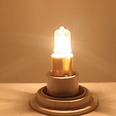 billige Bi-pin lamper med LED-10 stk g9 halogenpære 40w t4 for viftelys mikrobølgeovner baderomslysekroner erstatning dimbar varm hvit 220~240v