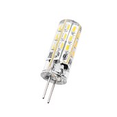 זול נורות דו-פיניות לד-10 יחידות g4 bi pin 1.5w led נורות תירס 130lm 15w t3 נורת הלוגן שווה ערך 150lm smd 3014 חם קר לבן למאווררי תקרה rv תאורה dc 12v