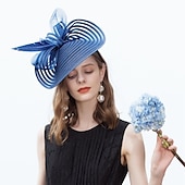 economico Fascinatori &amp; Cappelli-Elegante Derby Copricapo affascinante Gentildonna Costume Per donna Carnevale Feste Derby Ricevimento di matrimonio Adulti Fascinator Primavera &amp; Estate