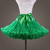 baratos Trajes Femininos-Vestido clássico de bailarina lolita dos anos 1950 para férias, com anágua, saia de aro, tutu, crinolina, fantasia feminina ou infantil vintage para apresentações, casamentos e festas, estilo princesa, com anágua de tule.