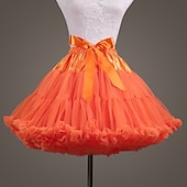 baratos Trajes Femininos-Vestido clássico de bailarina lolita dos anos 1950 para férias, com anágua, saia de aro, tutu, crinolina, fantasia feminina ou infantil vintage para apresentações, casamentos e festas, estilo princesa, com anágua de tule.