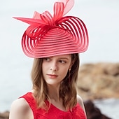 economico Fascinatori &amp; Cappelli-Elegante Derby Copricapo affascinante Gentildonna Costume Per donna Carnevale Feste Derby Ricevimento di matrimonio Adulti Fascinator Primavera &amp; Estate