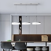 tanie Projekt pierścienia i okręgu-3 światła 20 cm Wielodcień / Regulowany Żyrandol Aluminium Akryl Koło Malowane Wykończenia LED / Nowoczesne 110-120 V / 220-240 V
