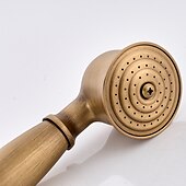 olcso Csaptelepek fürdőkádhoz-fürdőkád csaptelep, falra szerelhető sárgaréz esőzuhany csaptelepek kézizuhannyal és hideg/meleg vízzel