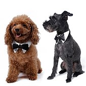 cheap Dog Apparel &amp; Accessories-Dog Cat Necklace Puppy Clothes Tie / Bow Tie Headpieces Bow Dog Clothing for Pug Bichon Frise Pekingese Shih Tzu Dachshund