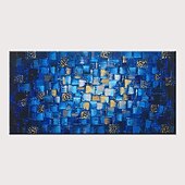 cheap Abstract Paintings-Oil Painting Hand Painted Horizontal Abstract Classic Modern Rolled Canvas (No Frame)