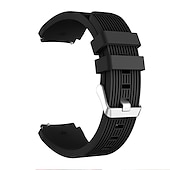 رخيصةأون عصابات ساعات سامسونج-حزام إلى Samsung Watch 3 45mm, Galaxy Wacth 46mm, Gear S3 Classic / Frontier, Gear 2 Neo Live سيليكون إستبدال حزام 22mm عصابة الرياضة معصمه