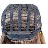 abordables perruque plus âgée-perruques brunes pour femmes perruque synthétique bouclés partie libre perruque courte cheveux synthétiques bruns / bordeaux 12 pouces design à la mode pour femmes femmes synthétiques brun foncé
