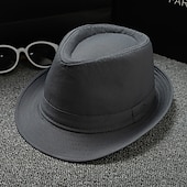 tanie czapki imprezowe-Kapelusze nakrycia głowy tkactwo koszykarskie dwuwarstwowy kapelusz materiałowy ślubne codzienne noszenie wyścig konny Melbourne Cup z czapką w czystym kolorze nakrycie głowy które robi wrażenie