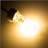זול נורות דו-פיניות לד-10 יחידות g4 bi pin 1.5w led נורות תירס 130lm 15w t3 נורת הלוגן שווה ערך 150lm smd 3014 חם קר לבן למאווררי תקרה rv תאורה dc 12v