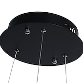 ieftine Design Cercuri-2-Light LED Lumini pandantiv Metal Acrilic Circular Pictate finisaje Contemporan modern 110-120V 220-240V