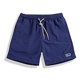 baratos Calções Estilo Casual-Homens Shorts de Corrida Com Cordão Calças Ao ar livre Praia Rua Verão Primavera Outono Secagem Rápida Redutor de Suor Treino de Ginástica Cooper Ginástica Normal Roupa de esporte Roupas Esportivas