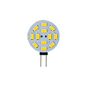 billige Bi-pin lamper med LED-10 stk 3w bi-pin disc led lyspære 300lm g4 smd5730 30w halogen tilsvarende varm kald hvit for pucklys rv tilhengere bobiler bil
