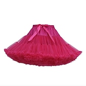 baratos Trajes Femininos-Vestido clássico de bailarina lolita dos anos 1950 para férias, com anágua, saia de aro, tutu, crinolina, fantasia feminina ou infantil vintage para apresentações, casamentos e festas, estilo princesa, com anágua de tule.