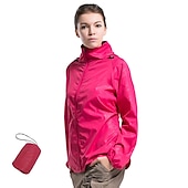baratos Casacos impermeáveis-Capa de chuva de caminhada à prova d&#039;água masculina feminina upf 50+ uv proteção solar com capuz com capuz manga longa jaqueta de pesca de corrida blusão de verão ao ar livre protetor solar à prova