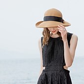 זול כובע מסיבות-פּוֹלִיאֶסטֶר כובעי קש עם רצועה קלועה 1 pc קזו&#039;אל / גביע מלבורן כיסוי ראש