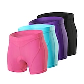 billiga Byxor, shorts och kjolar för kvinnor-Arsuxeo Dam Cykelunderkläder Vadderade cykelbyxor 3D vadderade shorts Cykel Herr Boxer Vadderade shorts Formpassad Bergscykling Vägcykling sporter Mjuk Hög Elasisitet Stretch Svart Blå Elastan Kläder