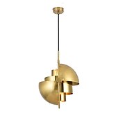 economico Luci a sospensione-lampada a sospensione a led in ottone pendente multi-lite per interni, piccolo lampadario a led regolabile moderno per l&#039;illuminazione del soggiorno di casa