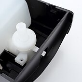 お買い得  ソープディスペンサー-シャワー用シャンプーディスペンサー、ウォールマウントソープ/シャンプー/ローションシャワーディスペンサーシステムクールマットブラックコンストラクションABS 1pcウォールマウントプッシュボタンハンドウォッシュマシン450ml