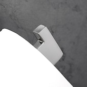 economico Portarotoli carta igienica-porta carta igienica design premium moderno acciaio inossidabile per bagno da parete argento spazzolato 1pz