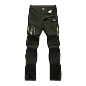 voordelige Bodems-wandelen stretch broek heren converteerbare sneldrogende lichtgewicht afritsbare outdoor reizen safari broek # 818-khaki-40