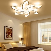 abordables Luces de techo regulables-70 cm regulables luces de empotrar aluminio geometría novedad anodizado led moderno simple 220-240v