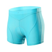 billiga Byxor, shorts och kjolar för kvinnor-Arsuxeo Dam Cykelunderkläder Vadderade cykelbyxor 3D vadderade shorts Cykel Herr Boxer Vadderade shorts Formpassad Bergscykling Vägcykling sporter Mjuk Hög Elasisitet Stretch Svart Blå Elastan Kläder