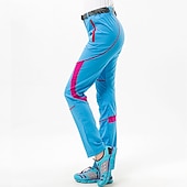 economico Fondi-Per donna Pantaloni da escursionismo Patchwork Estate Primavera Esterno Delicato sulla Pelle Resistente ai Raggi UV Asciugatura Rapida Leggero Pantaloni Nero / arancio Rosa Campeggio / Escursionismo