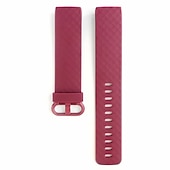 billiga Fitbit klockband-Klockarmband för Fitbit Charge 4 / Charge 3 / Charge 3 SE Silikon Ersättning Rem Mjuk Andningsfunktion Armband