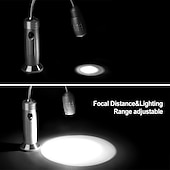 cheap Camping Lights-2pcs Barbecue Grill Light Magnetic Base Super-Bright LED BBQ Lights Outdoor 360 Degree Flexible Gooseneck Barbecue Light Adjustable Battery