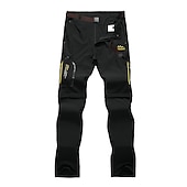 voordelige Bodems-wandelen stretch broek heren converteerbare sneldrogende lichtgewicht afritsbare outdoor reizen safari broek # 818-khaki-40