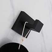 halpa Kylpyhuone tarvikesetti-kylpyhuonetarvikesarja ruostumatonta terästä sisältää pyyhetanko/takakoukku/wc-paperiteline/kylpyhuoneen torniteline mattamusta 1 tai 3 tai 4 kpl
