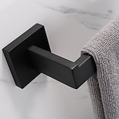 halpa Kylpyhuone tarvikesetti-kylpyhuonetarvikesarja ruostumatonta terästä sisältää pyyhetanko/takakoukku/wc-paperiteline/kylpyhuoneen torniteline mattamusta 1 tai 3 tai 4 kpl