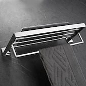 Недорогие Держатели для полотенец-Держатель для полотенец / Полка для ванной Многослойный / Креатив Современное Нержавеющая сталь 1шт - Ванная комната На стену