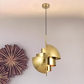 economico Luci a sospensione-lampada a sospensione a led in ottone pendente multi-lite per interni, piccolo lampadario a led regolabile moderno per l&#039;illuminazione del soggiorno di casa