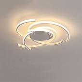 economico Lampade da soffitto con dimmer-plafoniera a led 56 cm oro rosa verde khaki champaign oro deserto rose gold luci da incasso in alluminio gel di silice geometrico 72w dimmerabile con telecomando per la cucina illuminazione domestica camera da letto
