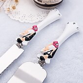 abordables Bodas y eventos-Acero inoxidable Tema Jardín Caja de Regalo Conjuntos de Servicio de Mesa