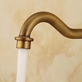 cheap Rotatable-Kitchen faucet - Two Handles One Hole Antique Copper Standard Spout Centerset Contemporary / Antique Kitchen Taps
