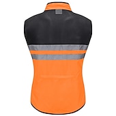 cheap Men&#039;s Jackets &amp; Gilets-WOSAWE Men&#039;s Cycling Jersey Cycling Vest Sleeveless Mountain Bike MTB Road Bike Cycling Green Black Dark Blue Bike Vest / Gilet Jersey Windproof Breathable Lightweight Reflective Strips Back Pocket